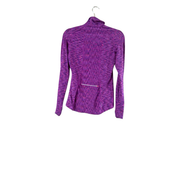 Women's Athleta Long Sleeve Tee XXS Purple Pink Half-Zip - Picture 10 of 10